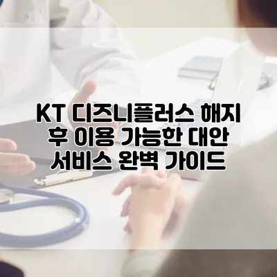 KT 디즈니플러스 해지 후 이용 가능한 대안 서비스 완벽 가이드