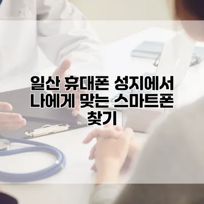 일산 휴대폰 성지에서 나에게 맞는 스마트폰 찾기